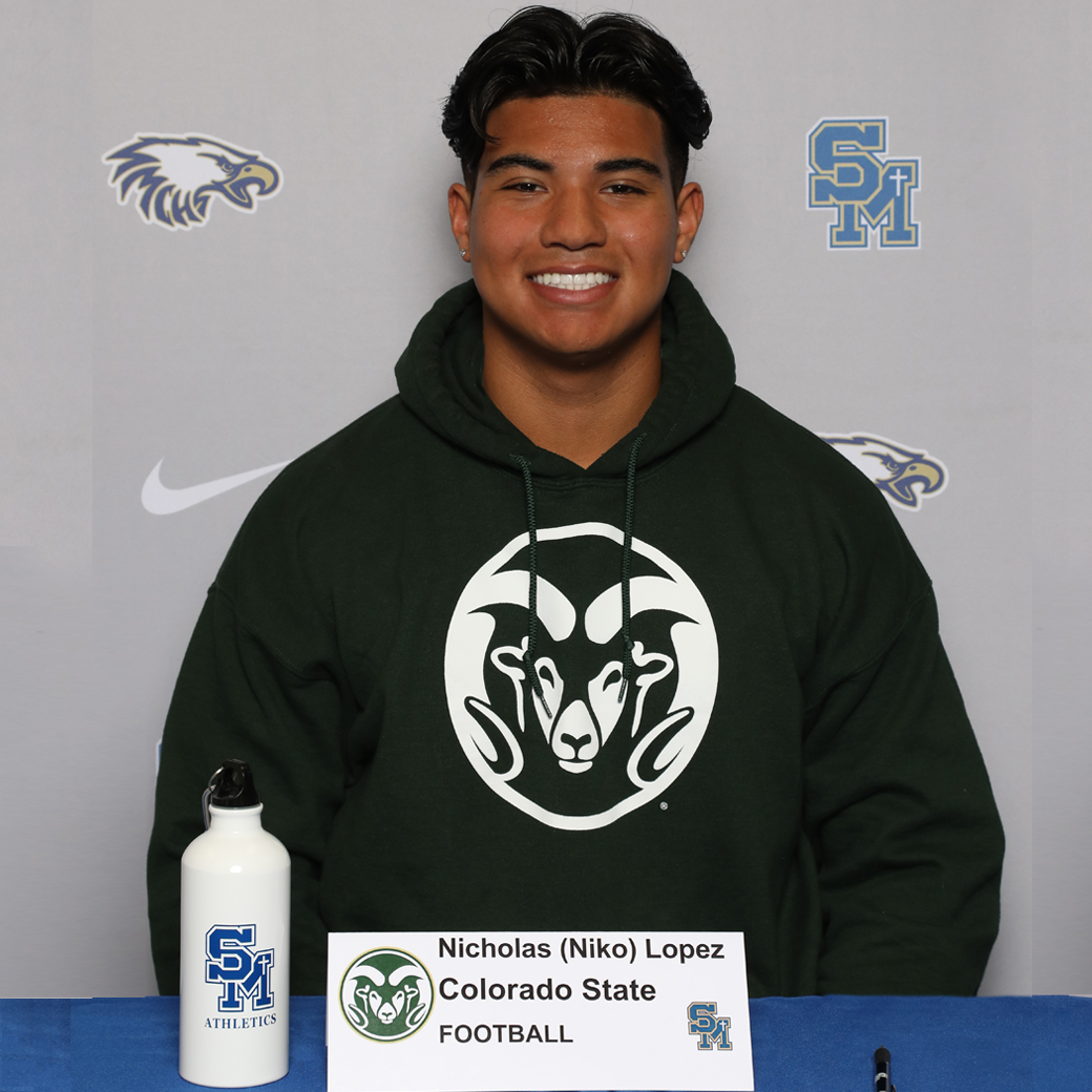 Congratulations to Nicholas (Niko) Lopez '23 for committing to <a href="/CSUFootball/">Colorado State Football</a> <a href="/ColoradoStateU/">Colorado State University</a> <a href="/latsondheimer/">eric sondheimer</a> <a href="/ocvarsity/">ocvarsity</a> <a href="/OCSportsZone/">OC Sports Zone</a> <a href="/CapoDispatch/">Capistrano Dispatch</a> <a href="/SouthOCsports/">South OC Sports</a> #NSD23 🏈