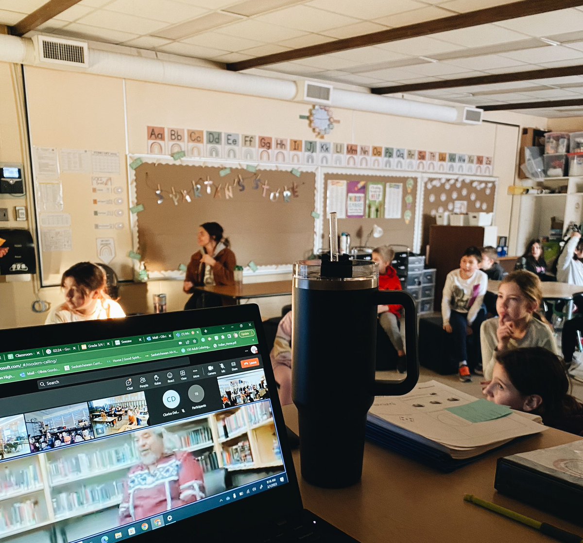 missogordon's tweet photo. Indigenous Story Telling Month is in full swing within @GSSD204! The grade 3/4 students at @Vic_School are so excited!! #GSSD #indigenousstorytellingmonth https://t.co/7TWxE5bkQq