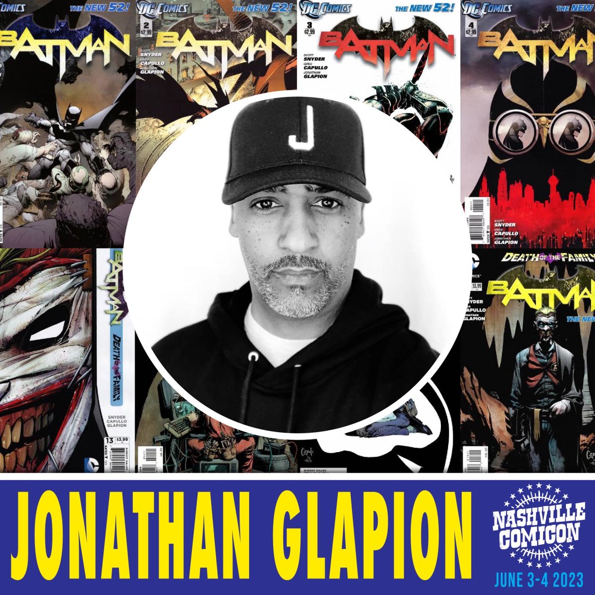 nashvillecon's tweet photo. Hey there Nashville Supernovas, we have a special guest announcement! ❤️🤍💙✨
We are super proud to welcome Special Guest Jonathan Glapion to Nashville Comicon! 🎉 
Get your passes today!  
https://t.co/XfvIOOs8Wp https://t.co/VysflfrkRu
