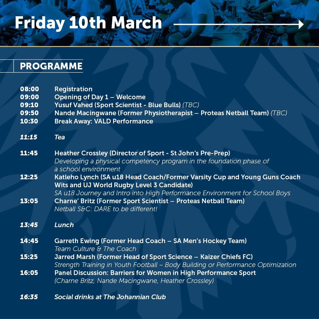 St John’s College High Performance Summit. Going to be an awesome learning experience. Come join us and get your tickets.