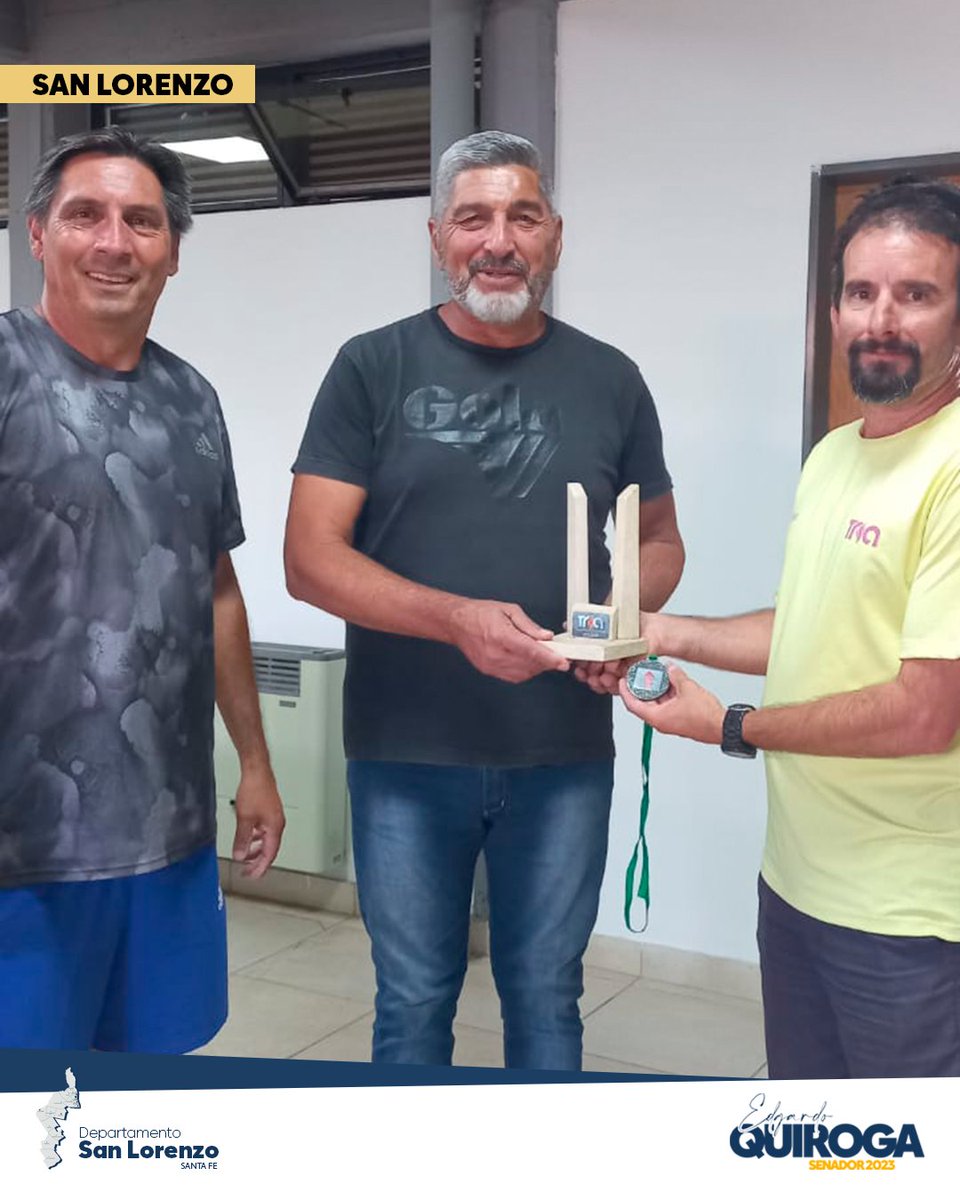 QuirogaSenador's tweet photo. ☑️ Hoy #recibimos a Sergio Aguiar #deportista y miembro del #Triatlón "Combate de San Lorenzo".
Felicitaciones por el #excelente evento #deportivo que volvió a disfrutar la #ciudad. https://t.co/AAGTzfcOJ5