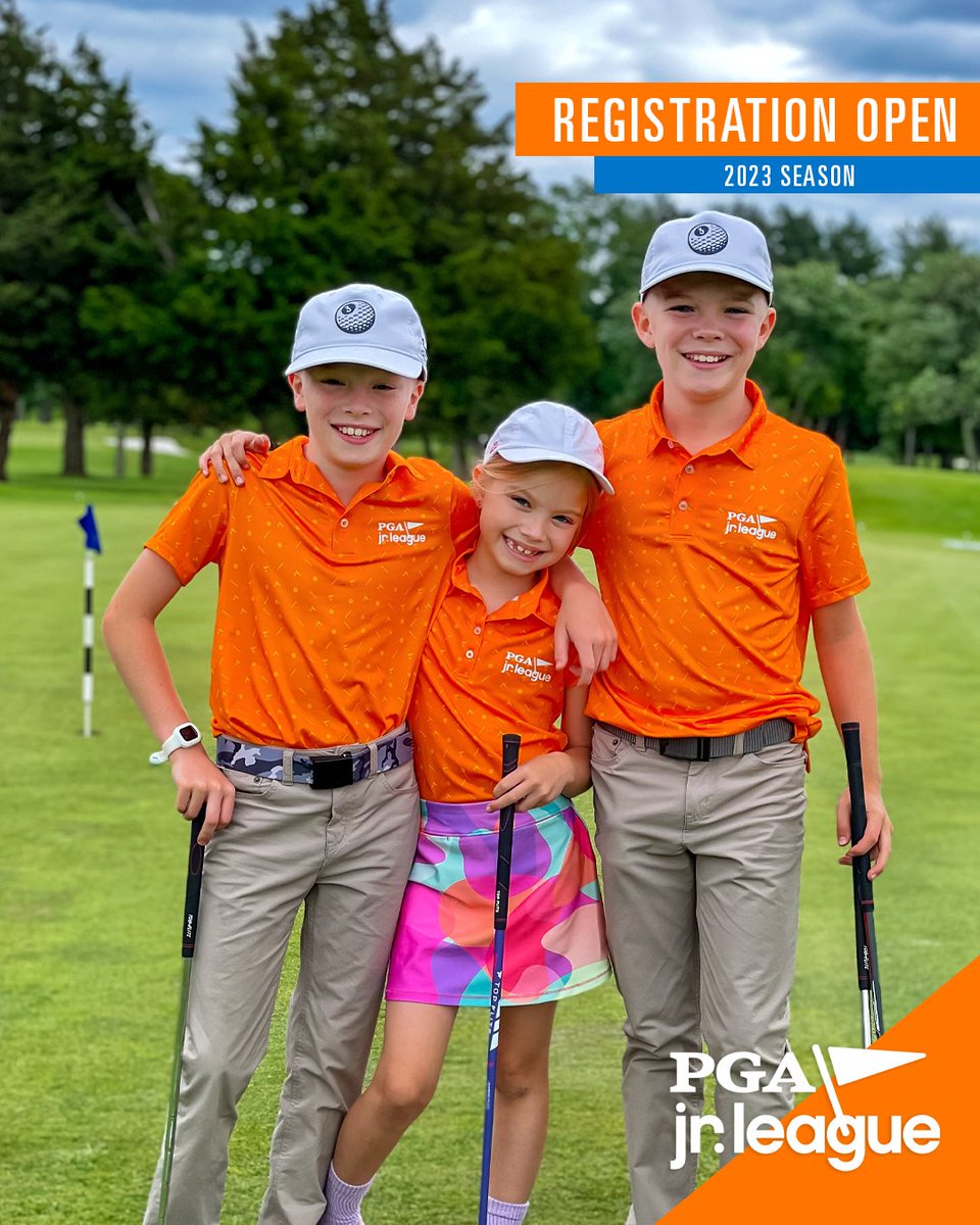 PGA Jr. League on Twitter "We're live! 🧡 Registration for the 2023 PGA