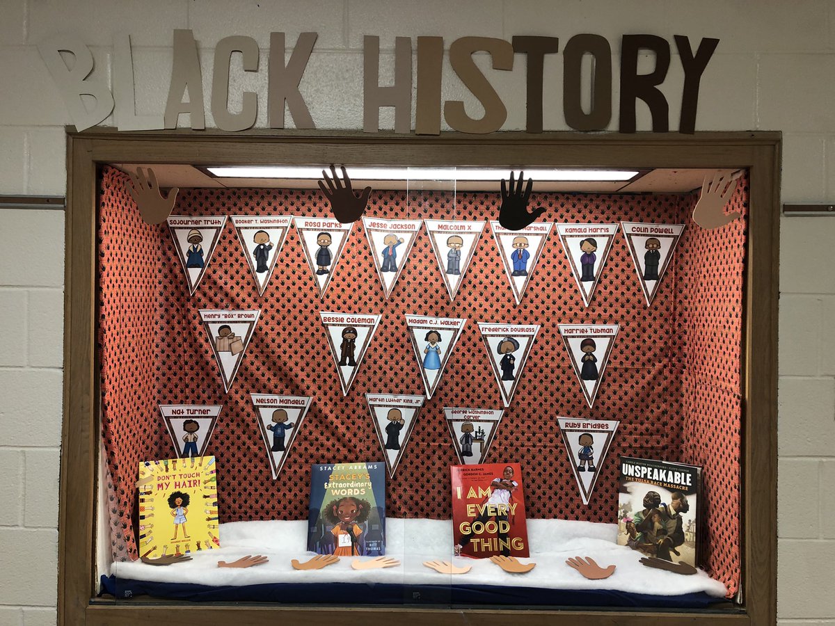 VHNelsonD63's tweet photo. A beautiful display in honor of Black History Month!  We look forward to a month dedicated to learning about the countless contributions of Black Americans to our country. https://t.co/0vuXso3rXn