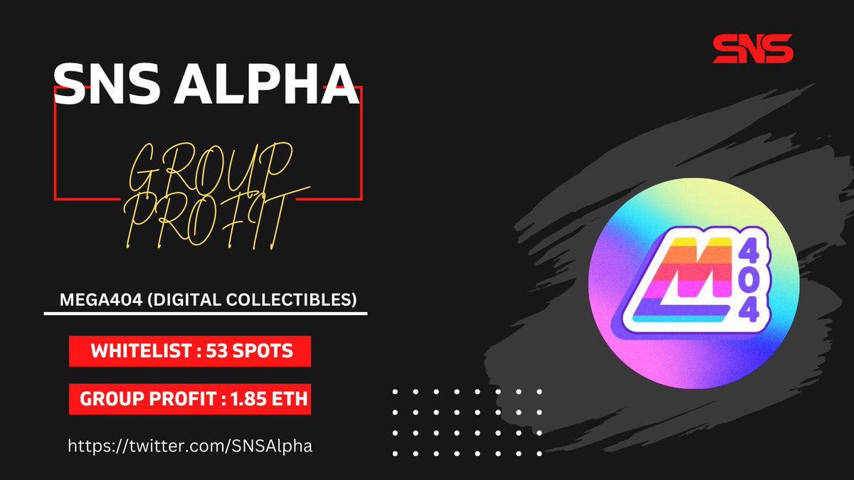 SNS Alpha tweet media