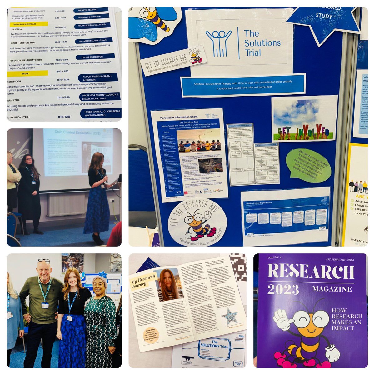 Loujhamer's tweet image. Wonderful day at the @WeAreLSCFT research roadshow presenting @SolutionsTrial with the team #GetTheResearchBug #HopeIsTheHeartOfResearch 💙 @LSCFTResearch @F_lunat @jo_millar27 @psych_naomi @youthvoiceslsc @MagsWilliams65 @JaneJones2019 @ChrisOliverNHS @Nell1Maria @pauljebb1