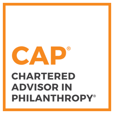 Today is a proud day for me as I announce I am now a Chartered Advisor in Philanthropy®. The depth of knowledge I gained from completing the CAP® Program has given me a whole new perspective. I hope my recent accomplishment inspires you to pursue your next learning goal.