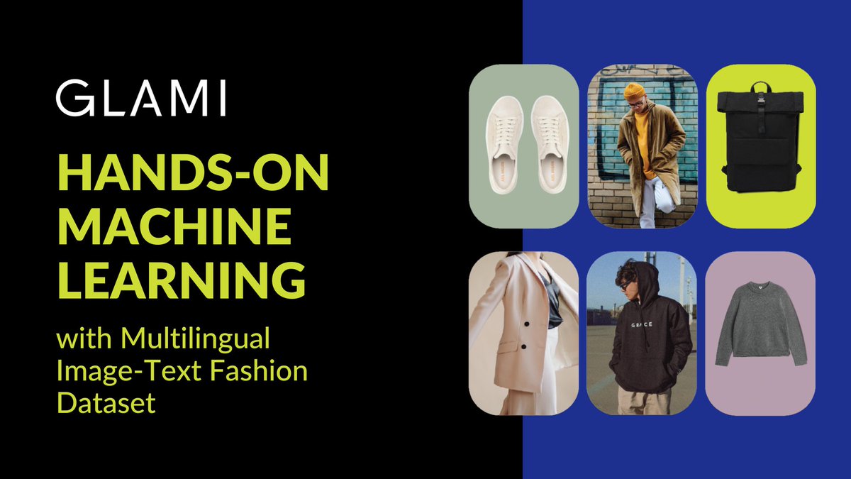 Join us for hands-on #MachineLearning with the GLAMI-1M multilingual image-text fashion dataset! With over 1 M fashion products, experiment with <a href="/vackosar/">Vaclav Kosar</a> and the latest ML models, learn, and discover new ideas for your next research. 🧪🧮meetup.com/miton-times/ev…