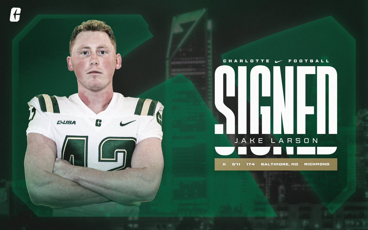 CharlotteFTBL's tweet photo. 𝗦𝗜𝗚𝗡𝗘𝗗 ✍️

Welcome to Charlotte @jakelarson42! https://t.co/au0QI9JS1P