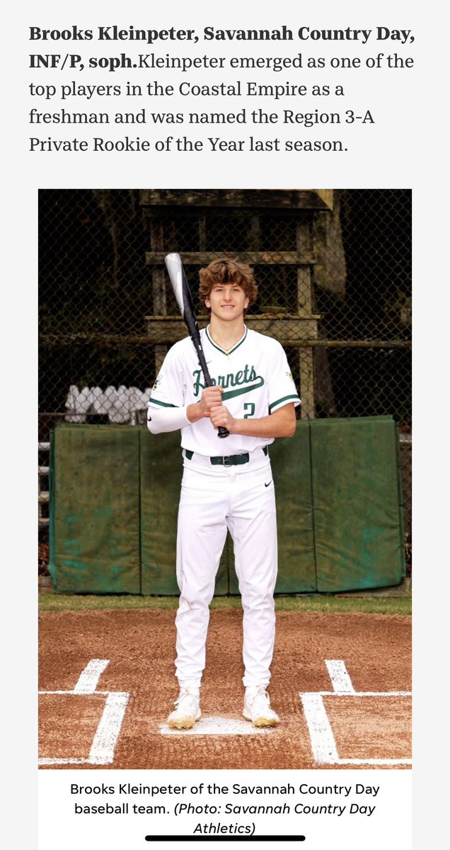 Brookskle10's tweet photo. Blessed to be named a Greater Savannah player to watch!
@SCDS_Athletics @SavannahNow https://t.co/hksTChEEKE