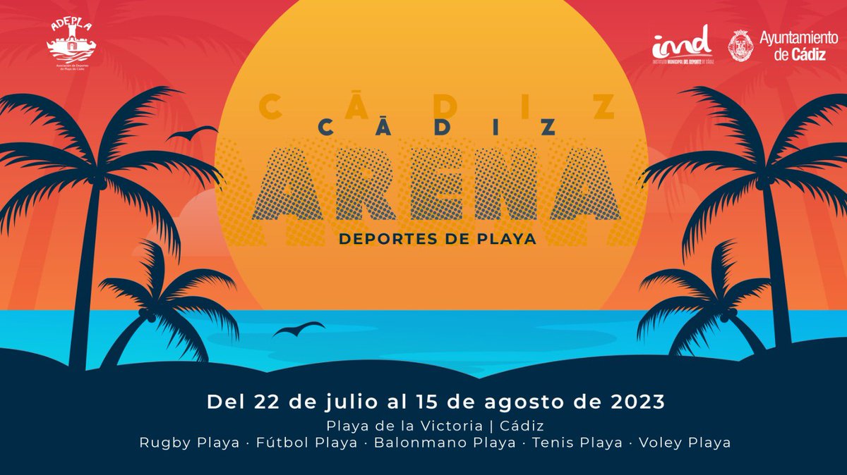 Inmersos en los preparativos. Este verano, vuelve el "Cádiz Arena"! 
<a href="/Cadiz_es/">Ayuntamiento de Cádiz</a>
<a href="/cherra13/">cherra</a>
@CLUBRUGBYCADIZ
<a href="/CadizCFZona/">Cádiz C.F. Zonabalomano</a>
<a href="/CDCadizCF2012/">CDCadizCF2012</a>
<a href="/CarlosS25766886/">Carlos Sánchez</a>
<a href="/martinfiguereo/">Juan Carlos Martin</a>
@Yhiyo_gf
<a href="/alexcrcadiz/">Alejandro M. Barreiro</a>
<a href="/RFAF/">RFAF</a>
<a href="/rfef/">RFEF</a>
<a href="/FAndaluzaBM/">Federación Andaluza de Balonmano</a>
<a href="/rfebm/">RFEBM</a>
<a href="/RFETenis/">Tenis España</a>
<a href="/fattenis/">#TenisAndalucía</a>