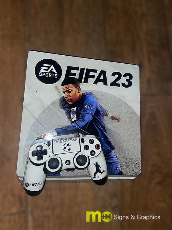 MMSignsGraphics's tweet photo. Check out this FIFA 23 PS4 Skin! 🤩

You can personalise your Skin design to whatever you like! Get in contact with us if you're interested.

#Decals #PS4 #Skins https://t.co/Jqw1z3dPtH