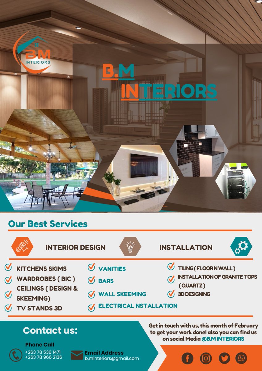 We add beauty and functionality to your home 

<a href="/ZwAdvertise/">InsideCLASSIFIEDS</a> <a href="/MrChelton_/">Mr Chelton</a>  <a href="/fortunechasi/">Fortune Chasi</a>  <a href="/CityofBulawayo/">The City of Bulawayo</a>  <a href="/BulawayoConnect/">#VisitBulawayo</a>  <a href="/BusinessWiz1/">Business Wiz</a>  @Mureri30  <a href="/BukaMagazine/">Buka Magazine</a>  #interiordesign  #kitchen  #Ceilings  #2023ideas