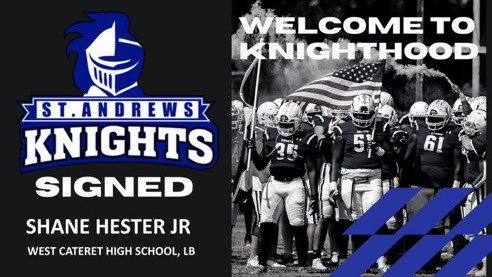 Blessed to announce that I’m 100% committed to St.Andrews‼️🏈