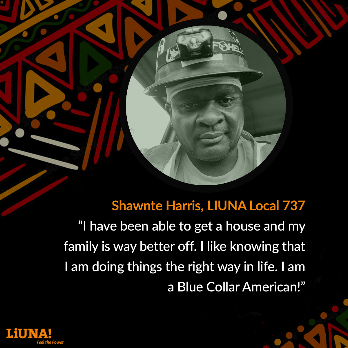 Today marks the first day of #BlackHistoryMonth.  This month, #LIUNA will celebrate the past, present and future contributions, Black Americans have made to the labor movement and LIUNA.

Today, we recognize Shawnte Harris, a third term apprentice for Local 737 in Greshman, OR.