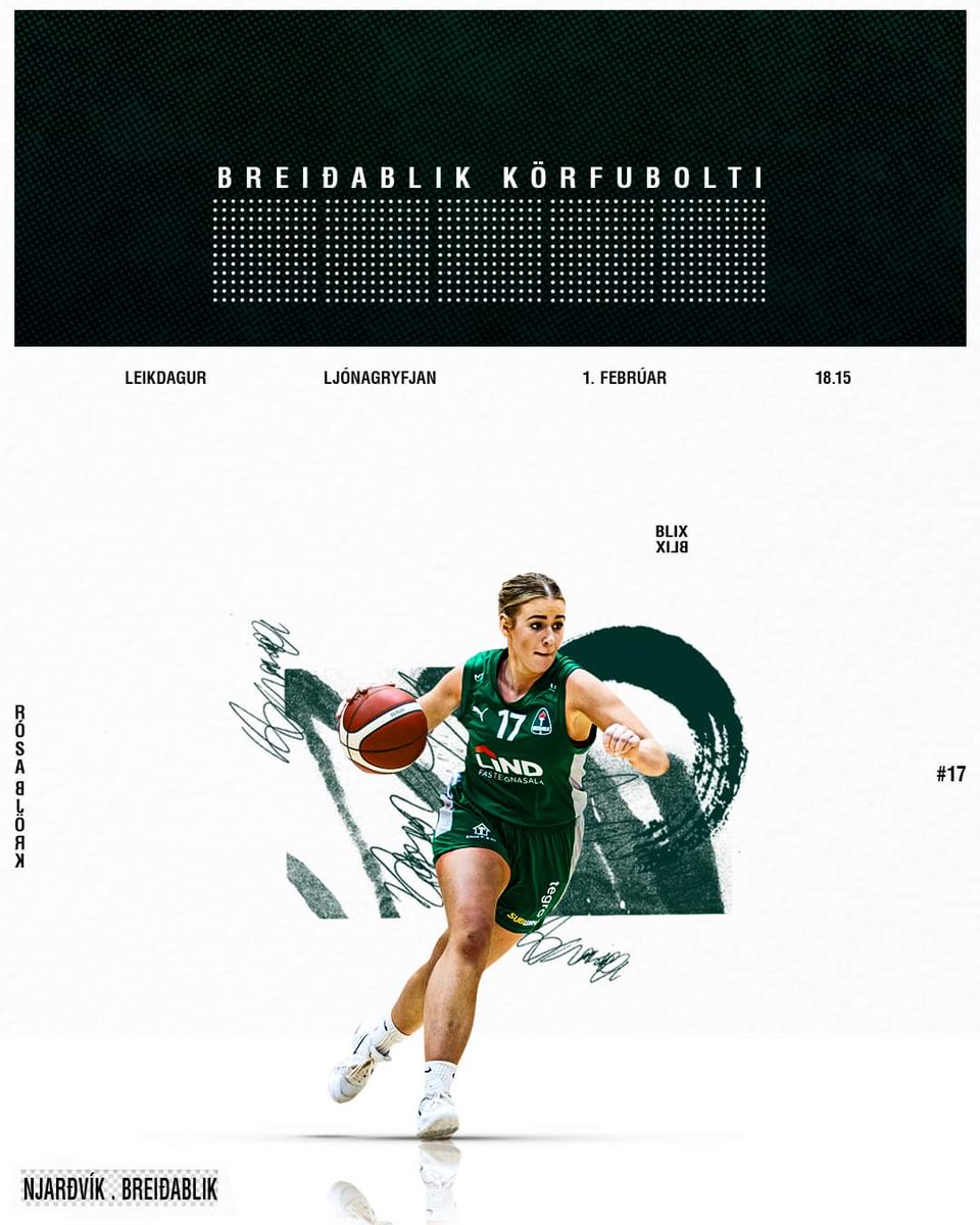 💚L E I K D A G U R 💚

🏀Njarðvík - Breiðablik 
🍀Ljónagryfjan
📆Miðvikudaginn 1. febrúar
🕑Klukkan 18:15

📷 <a href="/hhalldors/">Kökuskrímslið</a> 

#EITTFYRIRKLÚBBINN #blikar #BLIX #korfubolti #subwaydeildin