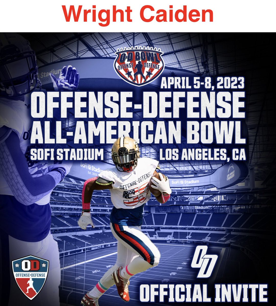 Thank you for the invite, <a href="/ODFootballCamps/">Offense-Defense Football</a>