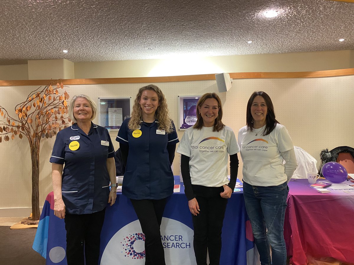Earlier today at Welcome Wednesday we had our drop-in health session with <a href="/ChaiCancerCare/">Chai Cancer Care</a> and @CRUKRoadshow_SC. We learnt so much about the support available in the community and went away with lots of information about testing and healthy living