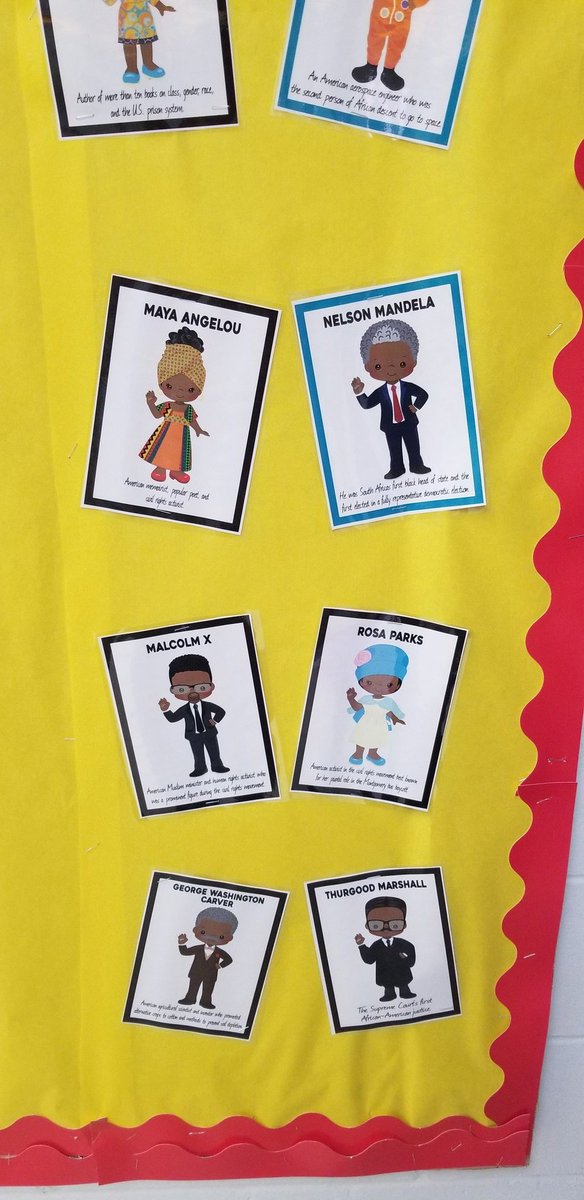 FLEsecondgrade2's tweet photo. My February Black History month board is up! 💯❤🙌 https://t.co/GinEU7p51Q