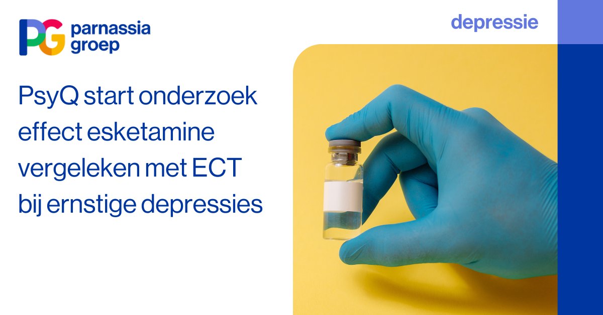 Elektroconvulsietherapie (ECT) en esketamine; behandelingen die ingezet kunnen worden bij ernstige depressies. Maar is er een verschil in effect en werkt één van de twee misschien beter? Dit onderzoekt PsyQ in  in de RESET-TRD studie.psyq.nl/actueel/-/psyq…