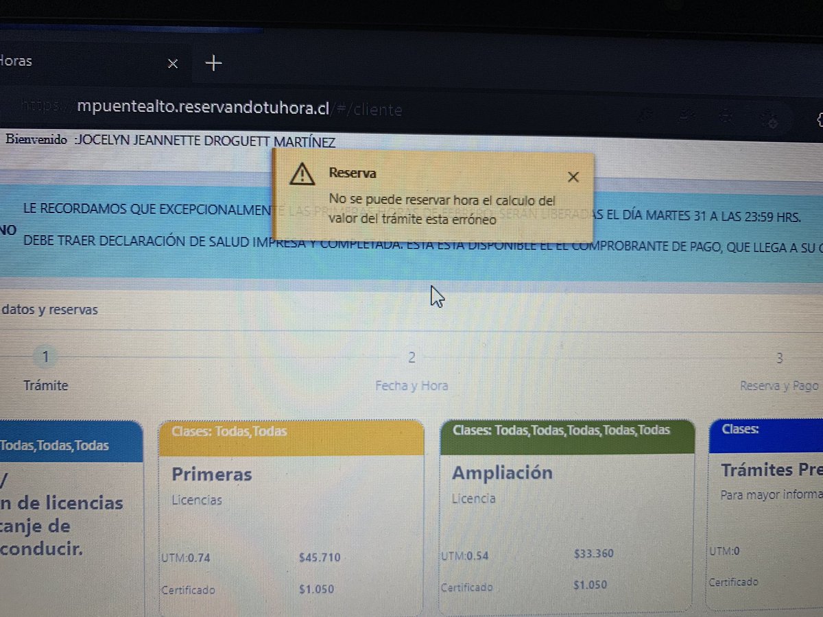 JoshyDroguett's tweet photo. @mpuentealto @ppuentealto Si funciona tan bien, por qué dice error en el cálculo? Por qué no arreglan eso primero antes de dar horas? Raro que funcione tan bien si ni siquiera el valor está bien https://t.co/dhDipPnqhR