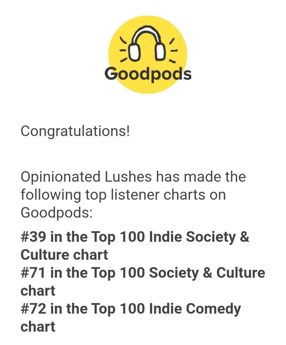 Moving on up!!!! 

@GoodpodsHQ #goodpods #Podnation #podfamily #podcasts