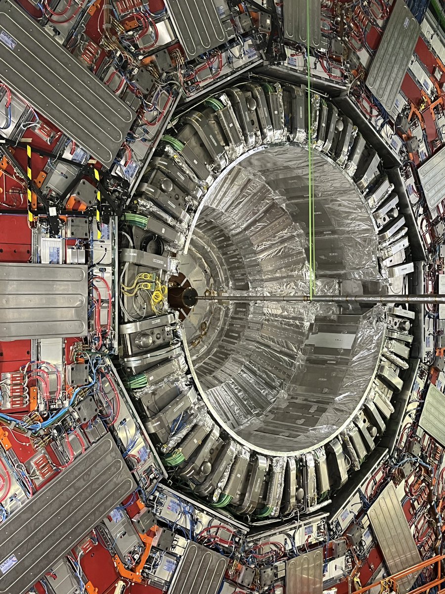 SimonRCherry's tweet photo. Amazing visit to @CMSExperiment with the team from @positrigo.  Very inspiring to see this incredible assembly of detectors and learn about the science. https://t.co/v6icC7Qn7J