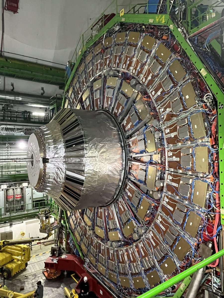 SimonRCherry's tweet photo. Amazing visit to @CMSExperiment with the team from @positrigo.  Very inspiring to see this incredible assembly of detectors and learn about the science. https://t.co/v6icC7Qn7J