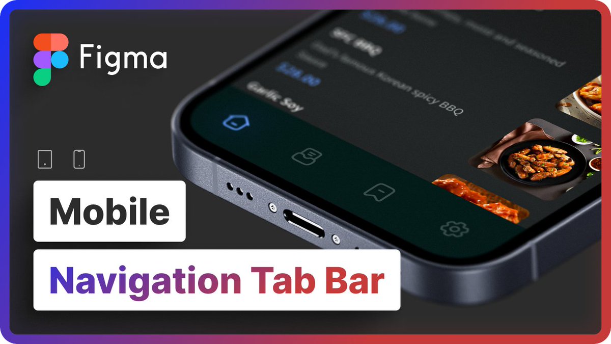 Excited to share my latest tutorial on Best Practices for Creating a Mobile Navigation Tab Bar! Learn how to create a user-friendly and visually appealing tab bar for your mobile app. Check it out now! #MobileDesign #UXDesign #figma #uiuxdesign 
👉 youtu.be/In5SbfZV3dk