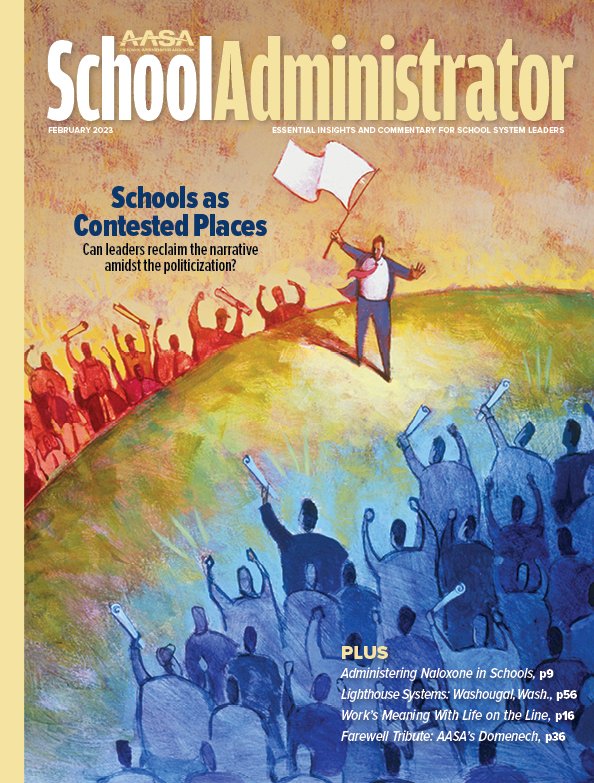 Thank you to the authors who contributed to #AASAmag’s February issue on schools as contested places! links.aasa.org/3HNZZeD @AmyLIllingworth @ltfenwick @DrNickOuellette @carlcohn @ross_wiener @38rudy @BaldwinUFSD @AASADan @billgrav