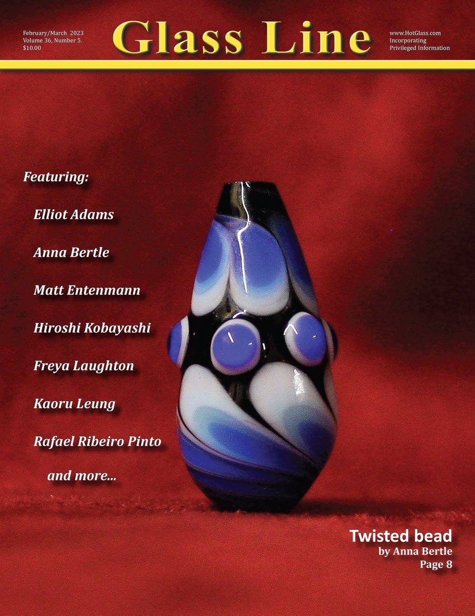 GlassLineMag's tweet image. Glass Line, February/March 2023
Glass Line v36n5: hotglass.com/vol36.html v36n5