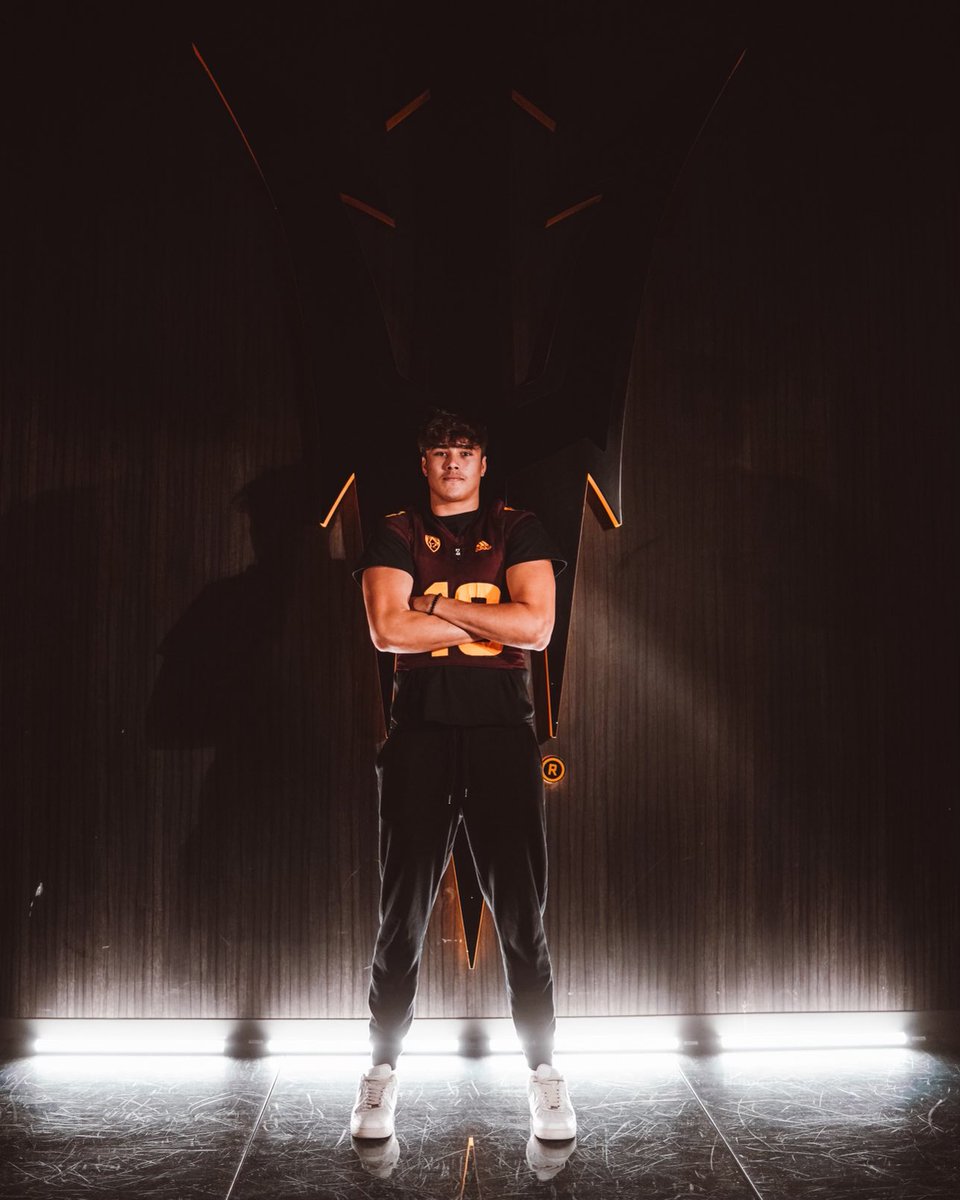 First off, I want to thank all the coaches that I met in this recruiting process and I would also like to thank all my past coaches from all sports that supported me and helped me on this journey. Can’t wait for my future at Arizona State University. Go Devils!!🔱🔱🔱 ⁦