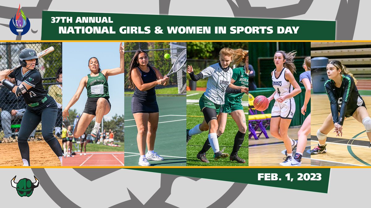 HVCCVIKINGS's tweet photo. HVCC Athletics celebrates and supports National Girls and Women in Sports Day! #GoVikings #NGWSD2023 https://t.co/gIDbAmGOaz