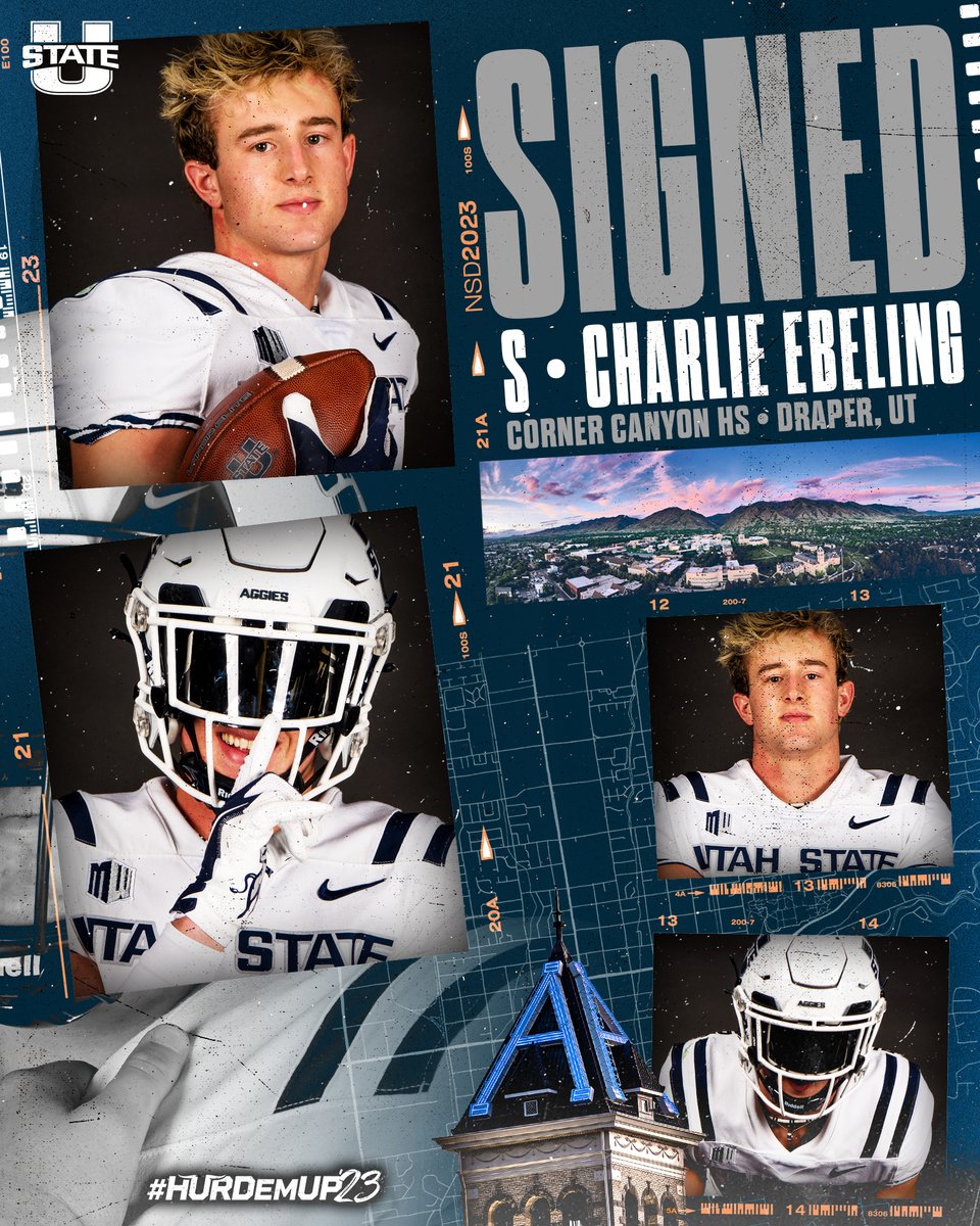 USUFootball's tweet photo. 𝗢𝗙𝗙𝗜𝗖𝗜𝗔𝗟𝗟𝗬 𝗔𝗡 𝔸𝔾𝔾𝕀𝔼 🤘🏼

Welcome home, @CharlieEbeling!

#HurdEmUp23 | #AggiesAllTheWay https://t.co/fTwzcFjdDJ