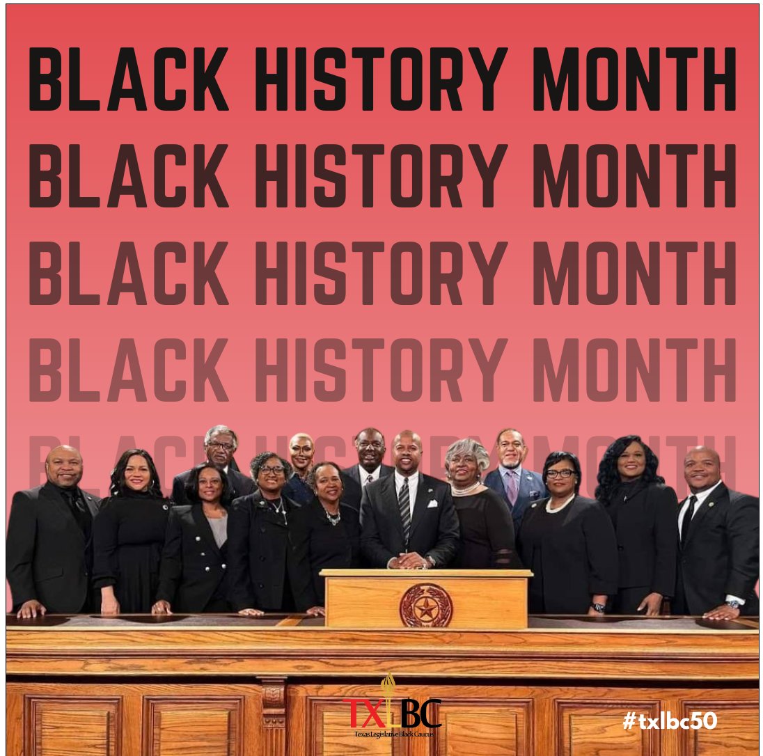 CarlOShermanTX's tweet photo. This year, we celebrate 50 years of the @txblackcaucus! For half a century since 1973, we have worked tirelessly to advance the rights and well-being of Black Texans. #txlbc50 #txlege https://t.co/oPl59CJR2z