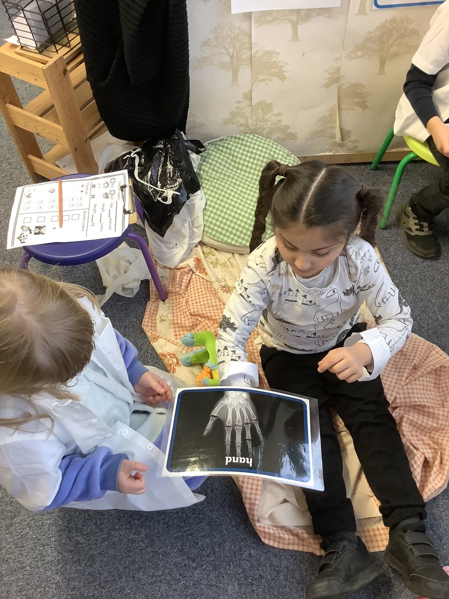 Highlees's tweet photo. EYFS had wonderful afternoon at Highlees Hospital, exploring all the medical equipment and helping their patients. Everyone had a great role play day! #doctorsofthefuture https://t.co/wktzpJ1HUL