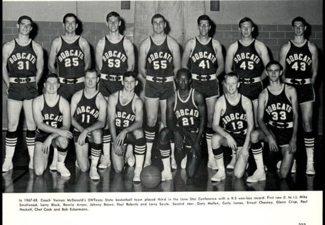TxStateBobcats's tweet photo. On the first day of Black History Month, we honor our university's first Black athlete, Dr. Johnny Brown, who played basketball from 1966-69.

In 2020, CORE was created in his name to foster an inclusive culture in Texas State Athletics.

Read more ➡️ https://t.co/54rF1cj3aW https://t.co/K1ee43i6yX