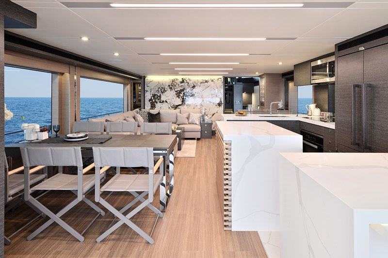 HorizonYachtUSA's tweet photo. The seventh #FD75 hull was recently delivered to a fourth time #HorizonYacht owner during a champagne ceremony!
#DefineYourHorizon https://t.co/Ct1nlzf72U