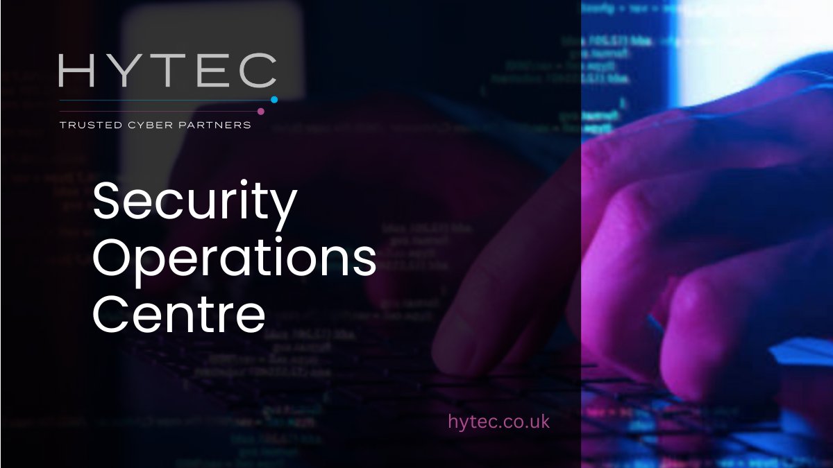Running a #SOC can be complex and costly. 
That's where our SOC-as-a-Service can help. 
If you're struggling to manage a full-time SOC or looking for a more cost-effective solution, get in touch today hytec.co.uk/contact-us