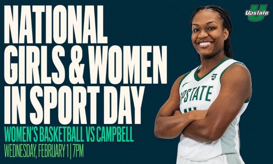 Happy National Girls and Women in Sports Day! We’ll be celebrating all our athletes, staff and other women’s groups at <a href="/upstateWBB/">USC Upstate Women’s Basketball</a> game tonight!

#NGWSD2023