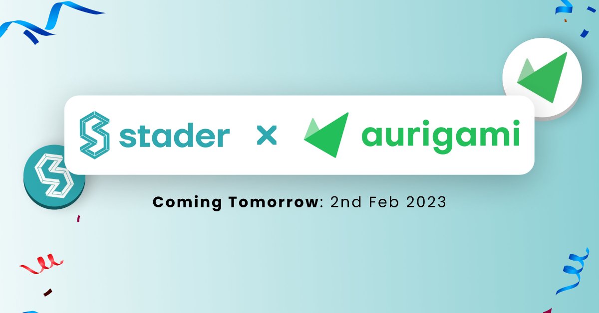 stader__near's tweet image. Hey #Near fam

$NearX is coming on @aurigami_PLY 

Get ready to enjoy a plethora of opportunities and juicy yields 💸🤑🥳

Get updates delivered directly to your inbox.

Subscribe here : bit.ly/3hOWUAM