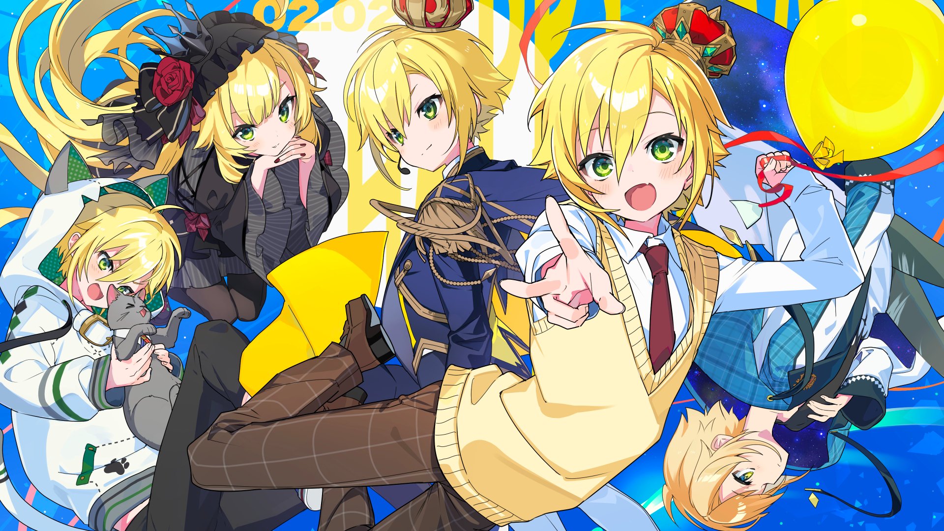 卯月コウ誕生日グッズ2023缶バッジ19セット