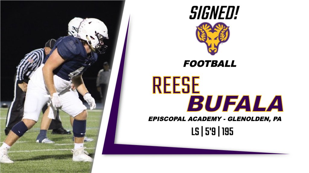 WCUGoldenRamsFB's tweet photo. WELCOME @ReeseBufala_4 TO THE GOLDEN RAM FAMILY!! https://t.co/HQvHdMxF1p