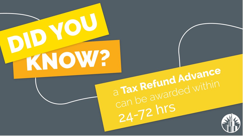 Check City on Twitter "DID YOU KNOW?! A tax refund advance with Check
