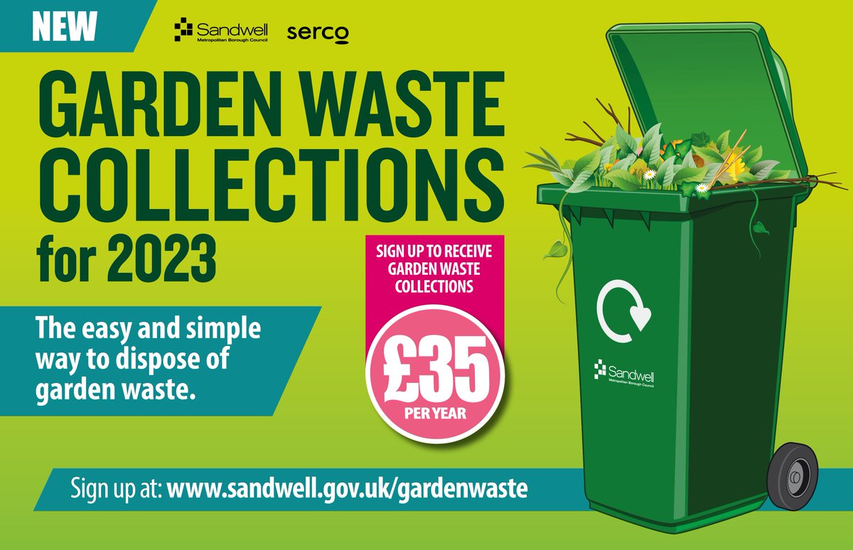 Sandwell Council on Twitter "Got questions about garden waste collections? Find out more and
