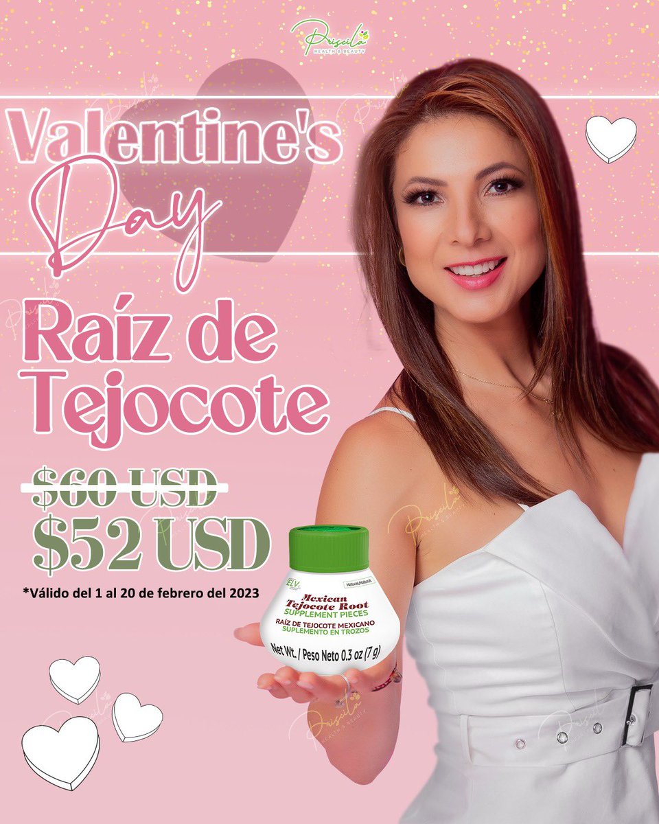 tejocoteorigin1's tweet photo. 💕Valentine’s Day SALE💕

¡Aprovecha de nuestras promociones en nuestros suplementos más vendidos! 

🚨Promoción válida hasta el 20 de Feb. 2023 solo en USA🚨

Ingresa a nuestra página web para ver todas las promociones que tenemos para ti💖
🌐https://t.co/Z8jlWMsoJ5 https://t.co/ltQSRV6or9
