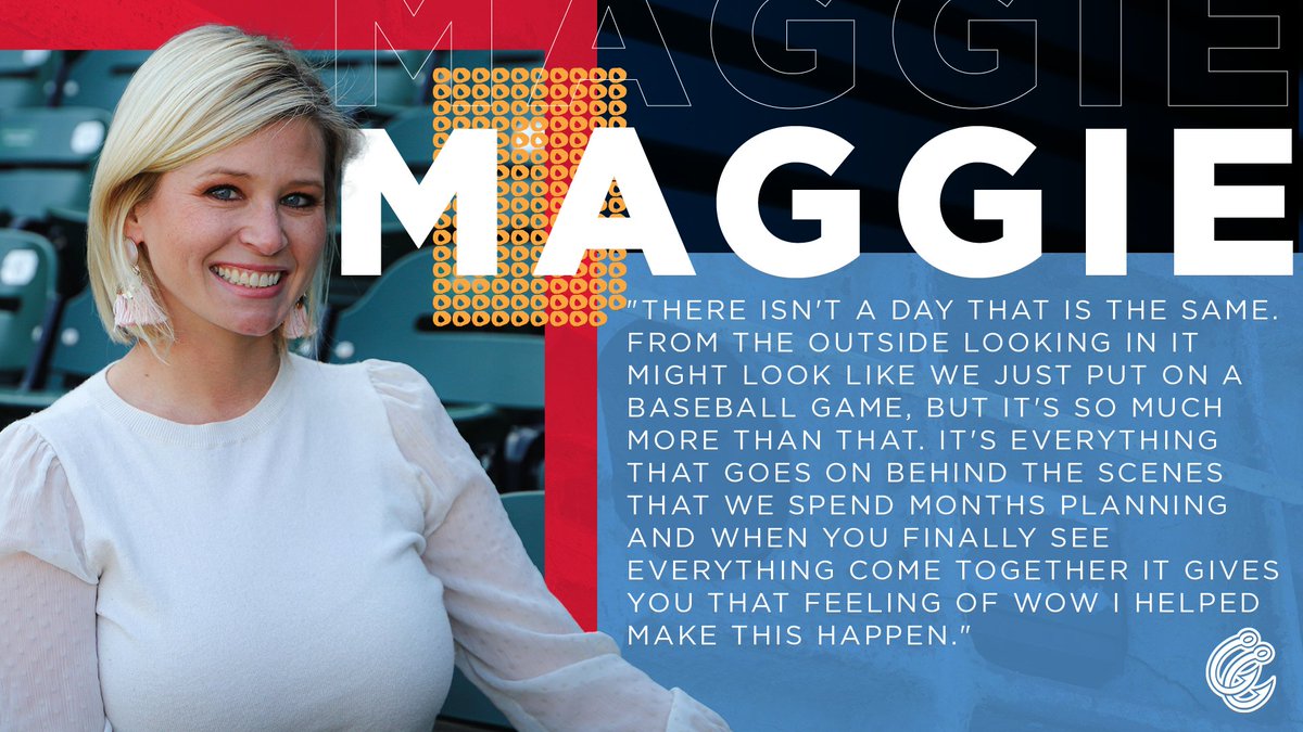 cchooks's tweet photo. Happy National Girls and Women in Sports Day! #NGWSD 🤩

We asked some of the ladies in our front office how being a woman in sports has impacted their lives...

Meet Maggie, our Director of Business Development. https://t.co/jzM4CxWJu6