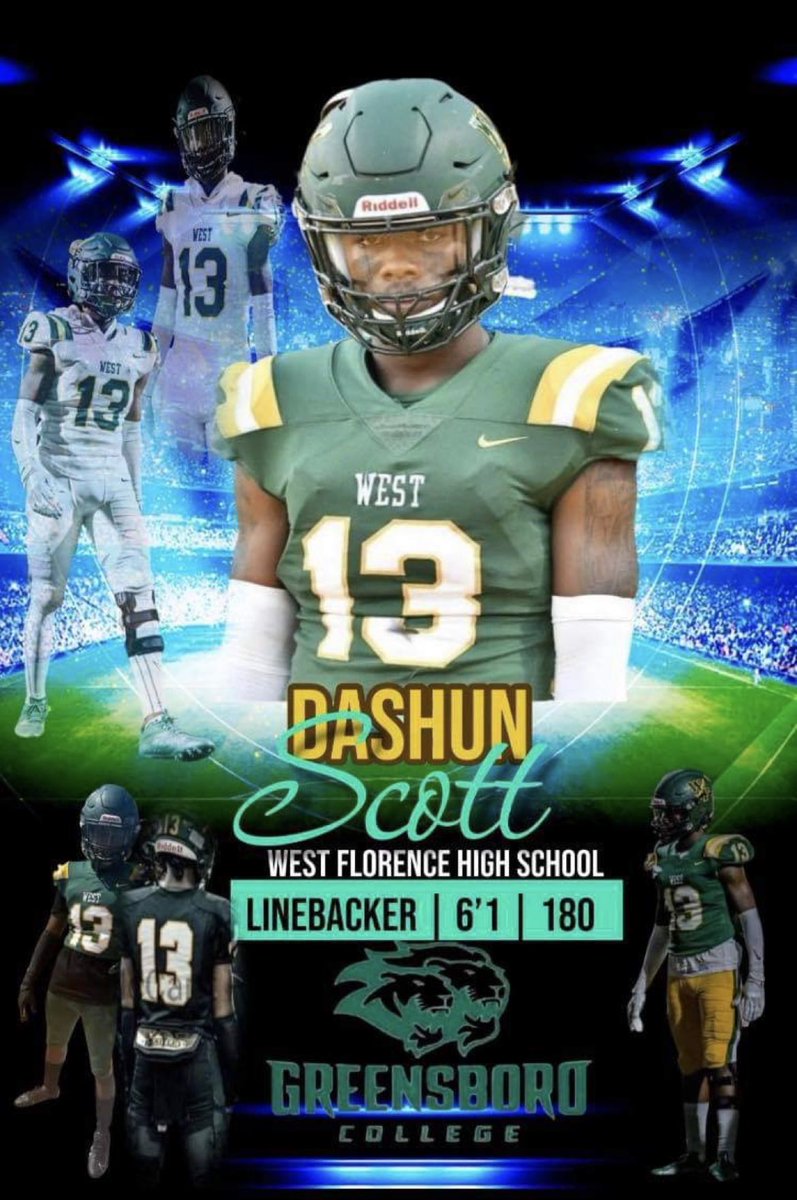 Dashunscott13's tweet photo. 110% committed to Greensboro 💚🤍🦁@GC_Pride_Fball https://t.co/nQlHNWp1xi