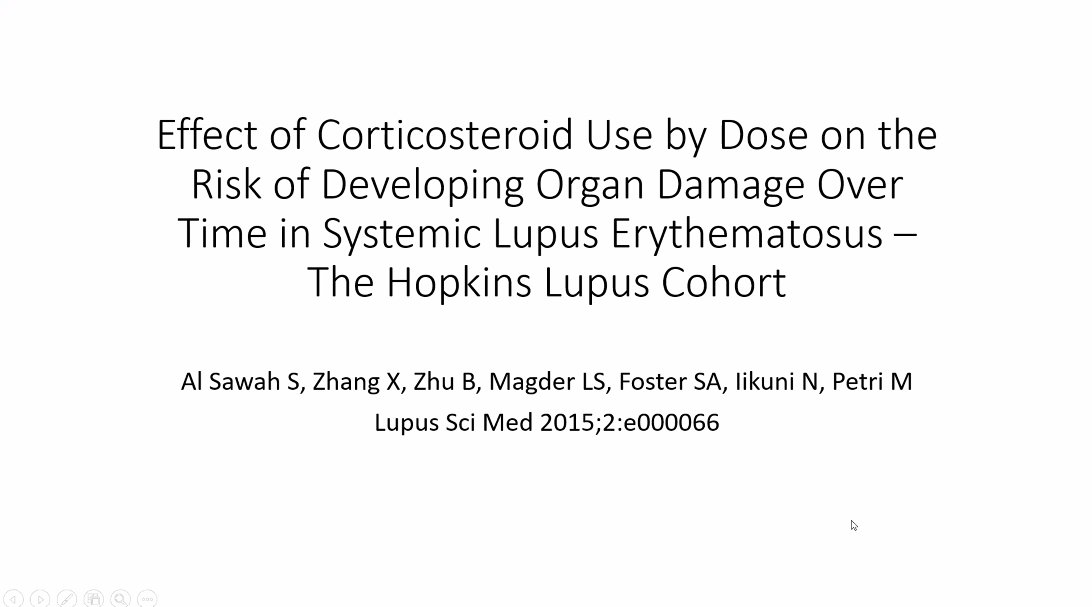 We welcome Dr Michelle Petri <a href="/jhrheumatology/">Johns Hopkins Rheumatology</a> to our rheum-renal conference 

⛓️ article: pubmed.ncbi.nlm.nih.gov/25861455/