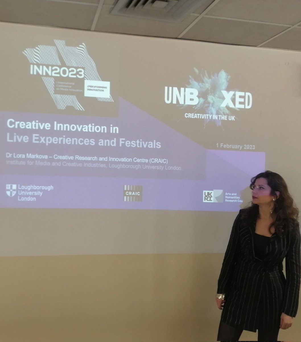 Dr Lora Markova (@markovalora) on Twitter photo Creative Innovation & UNBOXED <a href="/ObiMedia/">ObiMedia - Observatório de Inovação nos Media</a> (Per)Forming Innovation, Lisbon <a href="/unboxed2022/">unboxed2022</a> #CRAIC <a href="/lborolondon/">Loughborough University London</a> #creativeindustries #immersive #innovation Creative Innovation & UNBOXED <a href="/ObiMedia/">ObiMedia - Observatório de Inovação nos Media</a> (Per)Forming Innovation, Lisbon <a href="/unboxed2022/">unboxed2022</a> #CRAIC <a href="/lborolondon/">Loughborough University London</a> #creativeindustries #immersive #innovation