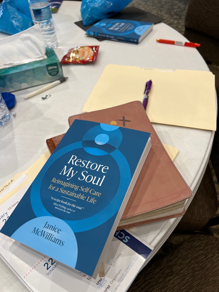 JanMcWill's tweet photo. I spotted my book out in the wild! What a thrill that people actually own it!

Restore my soul is now available on Amazon, Barnes and Noble…⁠ ⁠ ⁠
⁠
#restoremysoul #selfcare #NavPress https://t.co/zF6vk36tSD